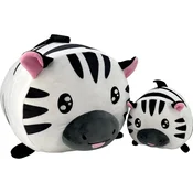 Magic Baby Zebra - mamica z mladičkom - set plišastih igrač 20 in 40 cm