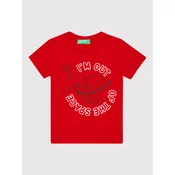 United Colors Of Benetton Majica 3I1XG101C Rdeča Regular Fit