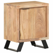 Nocni ormaric 40x30x50 cm masivno bagremovo drvo sa živim rubom