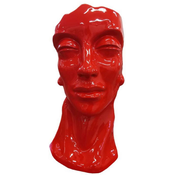Casa Padrino luxury designer decorative bust red H. 70 cm - Abstract decorative sculpture bust - Living room decorative figure - Garden decorative figure - Abstract luxury deco busts