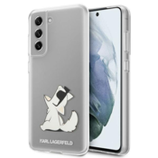 Karl Lagerfeld KLHCS22MCFNRC Samsung Galaxy S22+ Plus hardcase transparent Choupette Eat