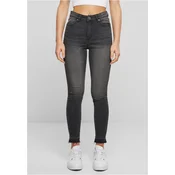 Womens Skinny Fit Jeans Black/Washed