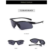 Gogosoon Unisex naocare za sunce, Crno-sive