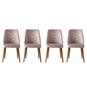 Hanah Home Dallas 555 V4 Stolice, Braon