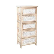 Homestar Predalnik KASEKE 5 predalov 40x29x90 cm naravna barva