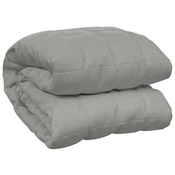vidaXL vidaXL Obtežena odeja siva 220x230 cm 11 kg blago, (20768830)