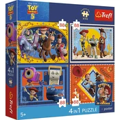 Trefl - Puzzle 4x88 Toy Story 5: Čas za igrače - 1 - 39 kosov