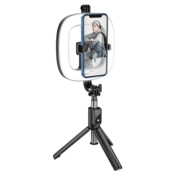Hoco selfie tripod stojalo LV03 Plus Showfull za snemanje in slikanje selfie posnetkov 80 cm - črn