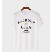 MAFIMI Muška majica Najbolji ujka, Bela