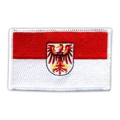 shumee Našitek Zastava Brandenburga - Magnetna podlaga - Vezen našitek/značka/emblem