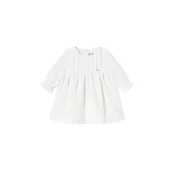 Mayoral Elegantna obleka 2819 Écru Regular Fit