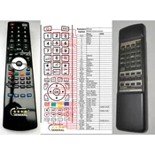 General SHARP RRMCG0033AWSA - compatible General-branded remote control