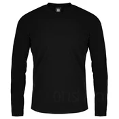 011Shop Muška majica dugih rukava 011, Crna