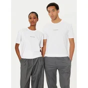 Filling Pieces Majica Unisex 7443400 Bela Slim Fit