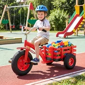 Northix Otroški tricikel s 15-palčnimi gumijastimi pnevmatikami in nastavljivim sedežem