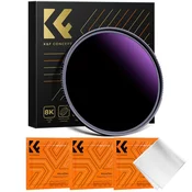 K&F 95MM,Nano-X Ultra ND1000000 Filter, HD, Waterproof, Anti Scratch, Antireflective Purple-Red Coa