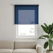 Vanjska roleta 90% blokada UV zraka Plava 80 x 140 cm HDPE