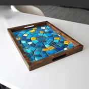 Aberto Design Poslužavnik REF021 48 x 38 x 4 cm, Šareni