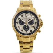 Louis XVI LXVI1096 Palais Royale Arabic Chronograph Mens Watch 43mm 10ATM