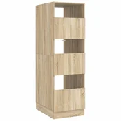Vidaxl omara za perilo z vrati Sonoma 50 x 68 x 162 cm Konstruiran les