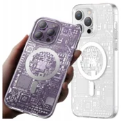 1 to 3 Kingxbar Magnetni Ovitek Pqy Geek Series Za Iphone 14 Plus Za Magsafe