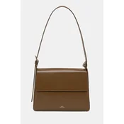 Usnjena torbica A.P.C. sac virginie flap