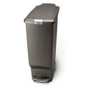 Simplehuman koš za smece, 40 l, sivi