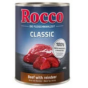 Varčno pakiranje Rocco Classic 24 x 400 g - Govedina & morski losos