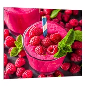 shumee STEKLENA PLOŠČA ZA KUHINJO 65x60 Malina