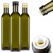 shumee 10x steklenic MARASCA 500 ml z dozirnikom za olivno olje