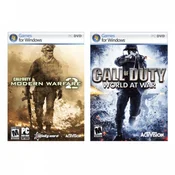 PC Call of Duty Modern Warfare 2 + World at War Akciona