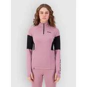 Mons Royale Olympus Merino 1/4 Zip Base Layer Top black