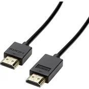 ROLINE Roline HDMI priključni kabel HDMI-A vtič\, HDMI-A vtič 5.00 m črna 11.04.5915 #####4K UHD\, dvojno oklopljen HDMI kabel, (20419258)
