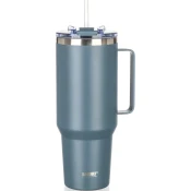 Banquet Twain termo skodelica iz nerjavečega jeklaz ročajem, 1200 ml, temno siva