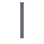 49mm Anchor Blue Ocean Band Extension - Natural Titanium Finish