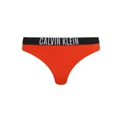 Calvin Klein Swimwear Bikini hlačke neonsko oranžna/črna/off-bela