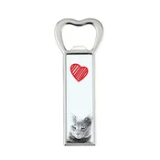 Artdog Chartreux - odpirač za steklenice z mačko, personaliziran odpirač za hladilnik, unikatno darilo za moškega by Art-Dog