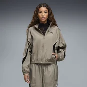 PUMA Sport Relaxed Woven Jacket Women, Clothing, Mouse Gray, M