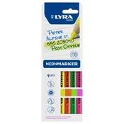 Lyra Neonmarker Lacquered Označevalnik Neon 4 Kosi