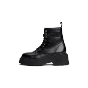 Tommy Jeans Gležnjarji Tjw Chunky Shiny EN0EN02848 Črna