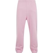 Urban Classics Hlače Fluffy svetlo roza
