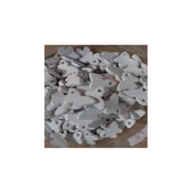 Grcka keramika privezak leptir 18 mm-beli