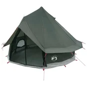 vidaXL vidaXL Tipi šotor Vojaška zelena 250 x 250 cm Poliester in jeklo, (5000309644)
