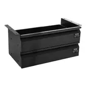 VEVOR Podpultni predal z dvojno plastjo 457x227x20 cm črne barve