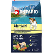 Krma Ontario Adult Mini Fish & Rice 6,5 kg