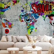 artgeist Fototapeta World Map, 150x105cm