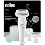 BRAUN Epilator Braun 9-080 Silk·épil 9 SkinSpa, (5000545489)