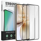 Overboard 2x kaljeno steklo za Realme 14 Pro 5G, 3D polno, steklo za celoten zaslon