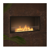 InFire - Vgradni BIO kamin 49,4x104,4 cm 6kW črna