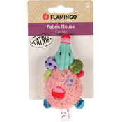 Igrača miš Gragga pink z mačjo meto 10cm Flamingo - Mačje igrače